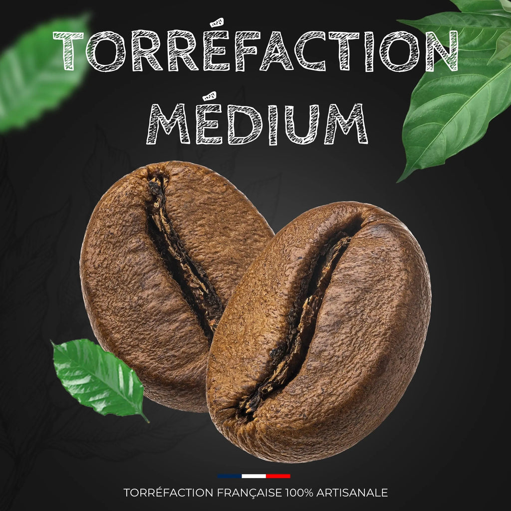 Café Tanzanie AA Bourbon - 100% Arabica - Torréfaction Médium  Ti Cafew