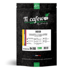 Sachet 125 g de café Colombie Excelso BIO 100 % arabica, torréfaction médium