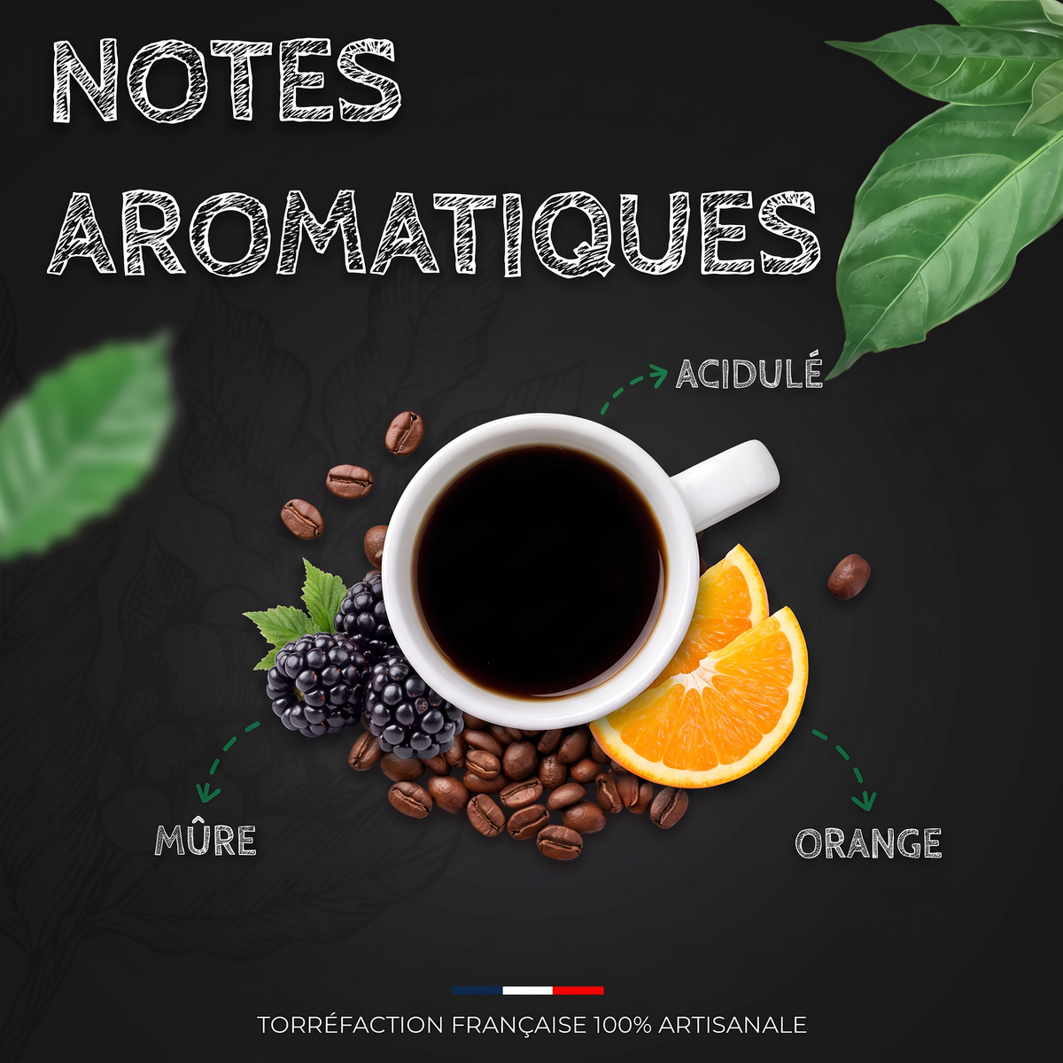 Notes aromatiques du café Kalico du Burundi