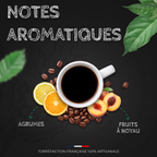 Notes aromatiques du café San Cristobal des îles Galapagos BIO