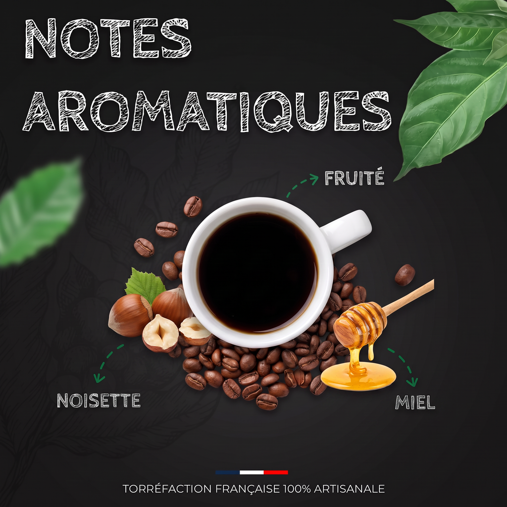 Notes aromatiques du café Jamaïque Blue Mountain