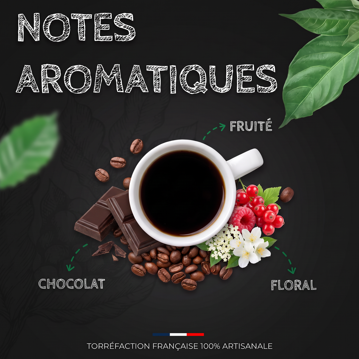 Notes aromatiques du café Mélange Naturel BIO